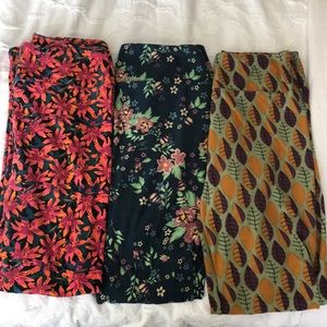 LuLaRoe legging bundle of 3